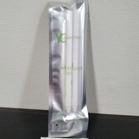 YC Collection Island Eyeliner Duo - San Juan & La Perla, Black/Chrome Seafoam - Picture 1 of 3
